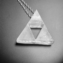 triforce Zelda pendentif bijoux fanart 3d print model - Mito3D