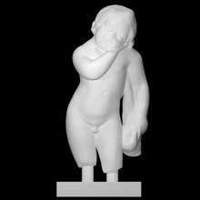 estatueta funerária cupido Varredura 3d print model - Mito3D