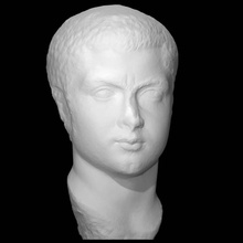fallimento gordian iii scansione Roma scultura marmo imperatore 3d print model - Mito3D
