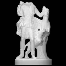 diosa Diana retratado gama perro escanear artemisa 3d print model - Mito3D