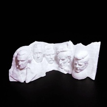 monte Rushmore troféu jardim 3d print model - Mito3D