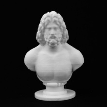 zeus british museum london scan bust sculpture marble 150bc 3d print model - Mito3D