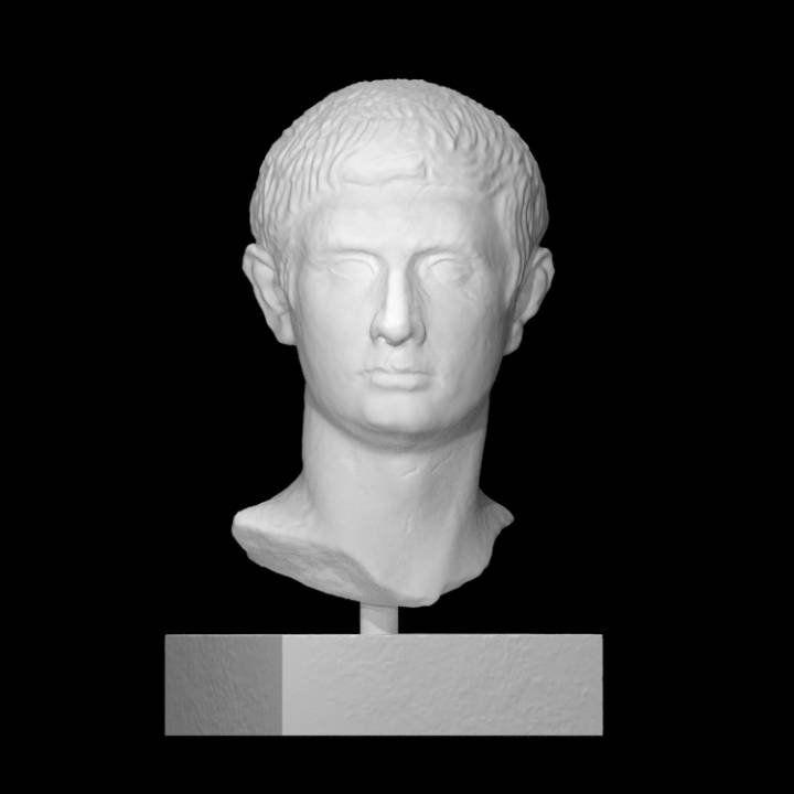 portrait prince analyse tête marbre 3D print model - Mito3D