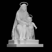 madre bambino scansione cimitero 3d print model - Mito3D