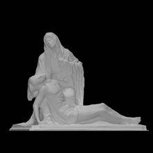 pieta ' Denkmal Scan Friedhof Grabstein 3d print model - Mito3D