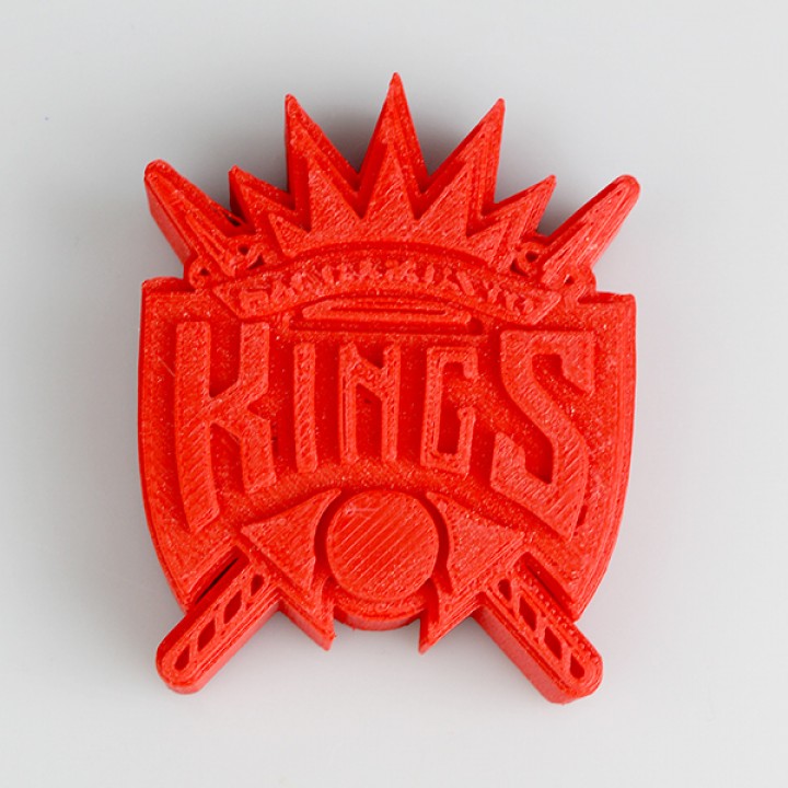 sacramento kings logotipo fan art deporte dxchange nba 3D print model - Mito3D