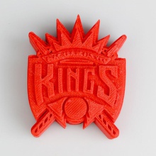 sacramento kings logo fan Kunst sport dxchange nba 3d print model - Mito3D