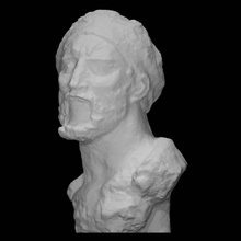 portrait fidel castro scan head 3d print model - Mito3D