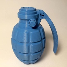 grenade spice jar & garden container 3d print model - Mito3D