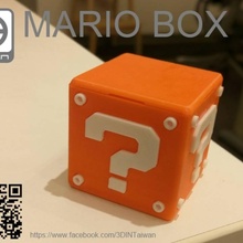 mario caixa jardim presente 3d print model - Mito3D