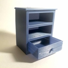 3d printable nightstand & garden cableorganizer 3dfurniture 3d print model - Mito3D