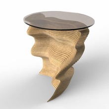 perlin table furniture parametric 3d print model - Mito3D