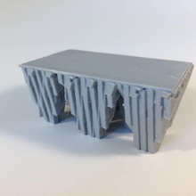 voussoir waffle & garden design furniture parametric table computational 3d print model - Mito3D