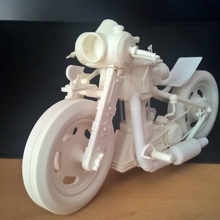 werners satte litersch ssel toys & games bike cartoon chopper 3d print model - Mito3D