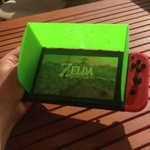zelda temático Nintendo interruptor Sol escudo aparelhos eletrônicos switch nintendo 3d print model - Mito3D