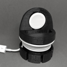 elma izlemek seyahat Doluyor ayakta durmak kordon organizatör gadget'lar elektronik rıhtım şarj cihazı organizasyon Applewatch bantlar paketlemek 3d print model - Mito3D