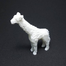 voxel girafa brinquedos jogos animal pixel 3d print model - Mito3D