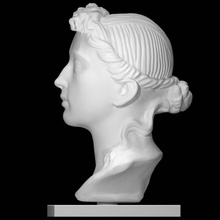 Büste Frau Scan Kopf Skulptur Marmor 3d print model - Mito3D