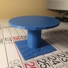 patio table jardin 3d print model - Mito3D