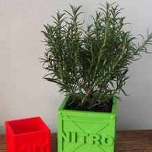 batida bandicoot plantar Panela caixotes ventilador arte jogos retro videogames vaso planta crashbandicoot 3d print model - Mito3D