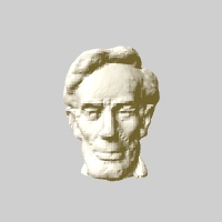 Lincoln 3D print model - Mito3D