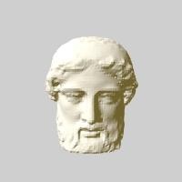 met-marble-head-of-a-herm 3d print model - Mito3D