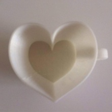 heartcoffee copa jardín coffe café corazón concurso san valentín 2013 diseño coffeemug 3d print model - Mito3D