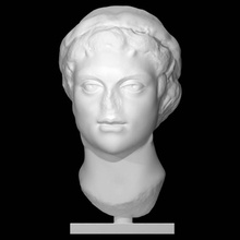 tête satyre analyse buste sculpture marbre 3d print model - Mito3D