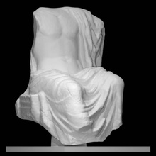statue seated jupiter-serapis scan god mythology sculpture marble jupiter serapis 3d print model - Mito3D
