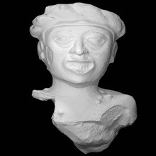 cerâmica tronco Varredura cabeça retrato 3d print model - Mito3D