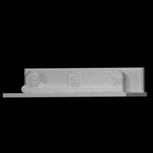 faustina's sarcófago Varredura tampa Roma faustina mulher 3d print model - Mito3D