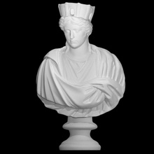 Barberini tyche Varredura deusa retrato 3d print model - Mito3D