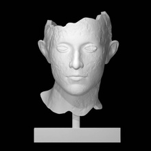 imperatore augusto scansione uomo ritratto 3d print model - Mito3D