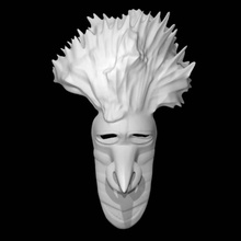 maschera 2 scansione 3d print model - Mito3D