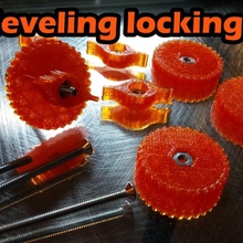 bed leveling locking nuts build 3d printer lock cr-10 3d print model - Mito3D