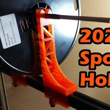 2020 spool holder build 3d printer filament 3d print model - Mito3D
