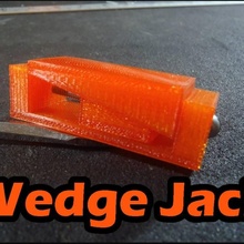 wedge jack build 3d printer bed leveling sag 3d print model - Mito3D