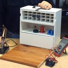 portable electronics workbench & garden 3d print model - Mito3D