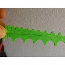 Radius Lineal gle gießen Rayon Garten Werkzeug Werkzeuge Halter Unterstützung Hand Kreis Prüfung Millimeter perfekt Radiusmesser Spur 3d print model - Mito3D