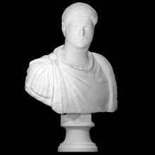 retrato fracasso imperador Gallienus Varredura escultura mármore 3d print model - Mito3D