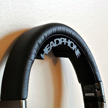 headphone holder gadgets & electronics headphones music screw stand audio 3d print model - Mito3D