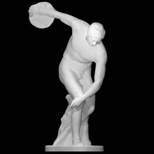diskbol Kraliyet oyuncular Toplamak taramak Yunan adam Roma heykel spor 3dbaskı 3dscan disk kültürel Miras Olimpiyat sporcu 3d print model - Mito3D