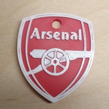 arsenal keychain fan art football logo soccer 3d print model - Mito3D