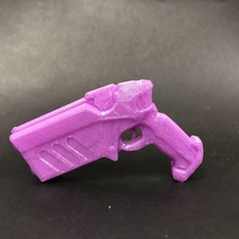 soldier 76 sidearm gun props & cosplay weapon overwatch 3d print model - Mito3D