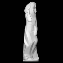 branco mar Varredura mulher corpo 3d print model - Mito3D
