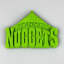denver nuggets logo sanat hayranı spor nba 3d print model - Mito3D