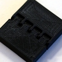 bisagra imprimible ensamblado unidad apoya repuesto partes personalizador 3d print model - Mito3D