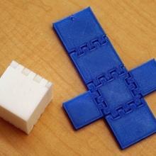 hingebox printable assembled unit supports education box hinge folding printed 3d print model - Mito3D