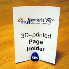 sc13 aggregateorg uk holder accessibility paper sheet 3d print model - Mito3D