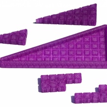 triângulo ausência quadrado enigma brinquedos jogos 3d print model - Mito3D